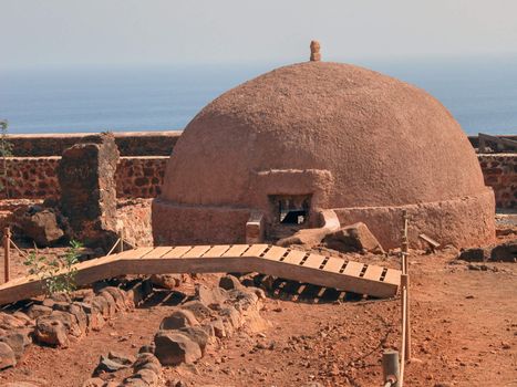 Fortifications inside the walls of Capo Verde