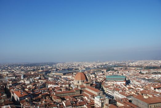 View of Florence, Italy on a sunny day
