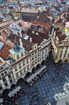 part of the famous Old town square in Prague