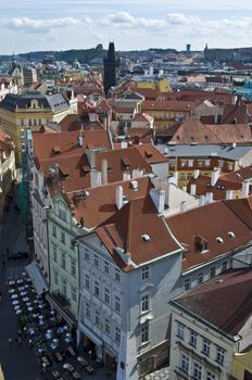 part of the famous Old town square in Prague