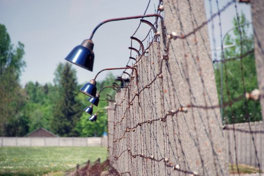 Detail of the Concentration Camp in Dachau, Germany