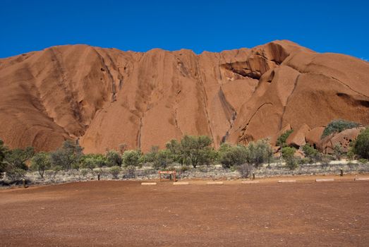 Detail of the Ayers Rock National Park, Northern Territory, Australia, August 2009