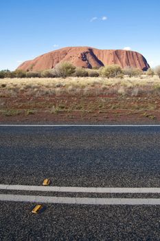 View of Uluru, Northern Territory, Australia, August 2009