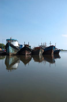 sailing boat that used by the sailor to captured fish