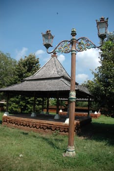 old and historical site of keraton that found in cirebon, indonesia