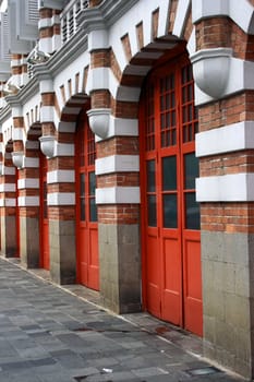 Doors of Civil Defence Heritage Gallery, an unique historical building.