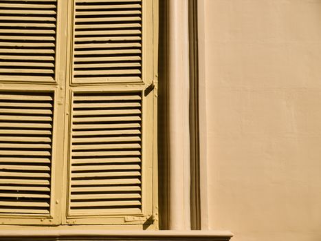 A medieval window in traditional baroque style in Mdina on the island of Malta