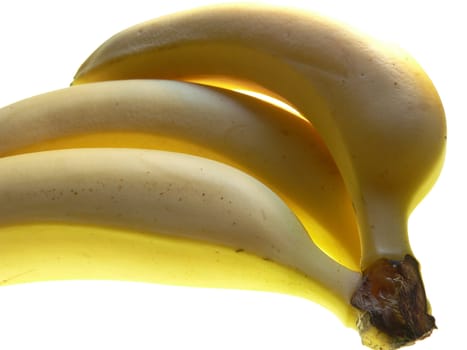 yellow banana close up