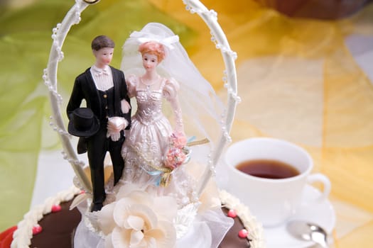 wedding cake - Bride and Groom