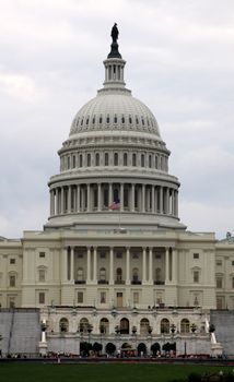 The west side of the United States Capitol building.