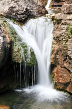 Water falls and cascades of Yun-Tai Mountain, a World Geologic Park and AAAAA Scenery Site in China