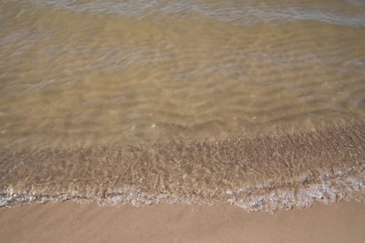 the coast of Baltic sea - sand and water