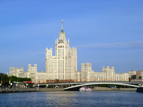 Stalin's Empire style building in Moscow