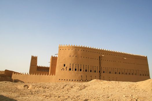 Saad ibn Saud palace in Diriyah (near Riadh, Saudi Arabia)