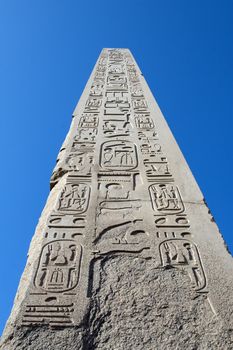 Needle monument in Karnak Temple (Egypt)