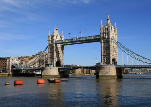 Tower bridge view. London, UK