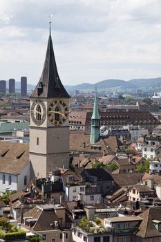 St. Peter's church in Zurich (Switzerland)