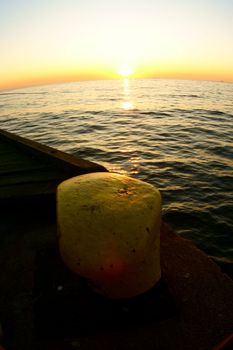 Sunset in Polish Baltic Sea