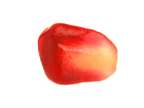 Pomegranate fruit, isolated on white background  