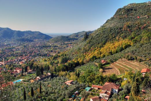 The wonderful colours of Fall in the Countryside of Tuscany