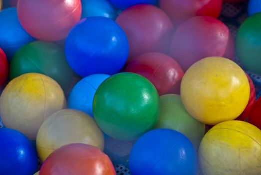 Coloured Balls, Tuscany, Italy