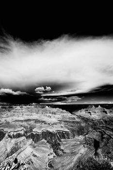 Clouds building over the North Rim of Grand Canyon