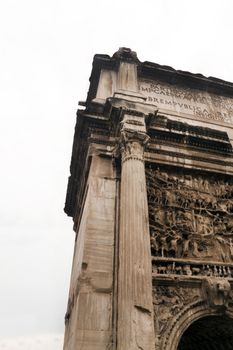 The Roman Forum at the heart of Rome (Roma) Italy