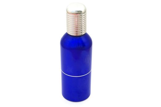 photo of the bottle of the lotion on white background