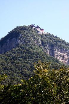 The scenery of Yun-Tai Mountain, a World Geologic Park and AAAAA Scenery Site in China