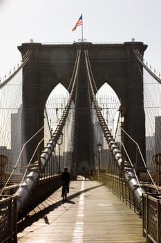 Brooklyn Bridge, Manhattan, New York City, USA