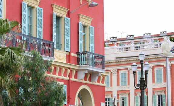 plaza Massena Square in the city of Nice, France