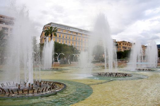 plaza Massena Square in the city of Nice, France