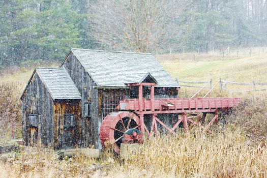 grist mill near Guilhall, Vermont, USA