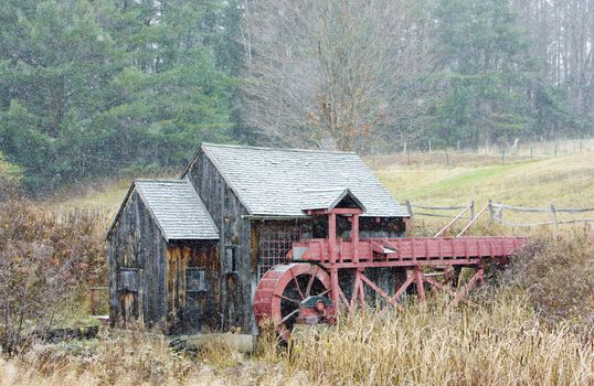 grist mill near Guilhall, Vermont, USA
