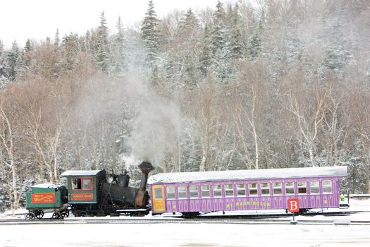 Mount Washington Cog Railway, Bretton Woods, New Hampshire, USA