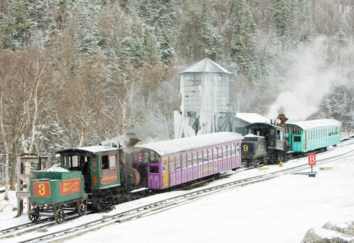 Mount Washington Cog Railway, Bretton Woods, New Hampshire, USA