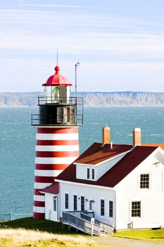 West Quoddy Head Lighthouse, Maine, USA