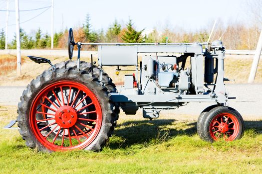 old tractor near Jonesboro, Maine, USA