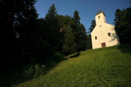 Chapel on top of hill