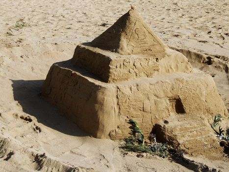 Sandcastle Series - images depicting various sculptures in the sand on Malta's beaches