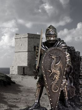 Medieval Knights - Various images depicting re-enactments of medieval period ways of life