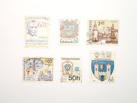 stamps from check republic