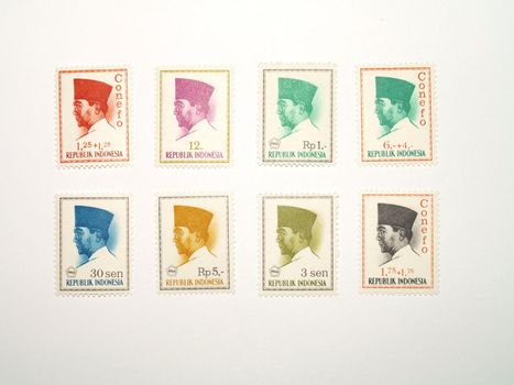 stamps from indonesia
