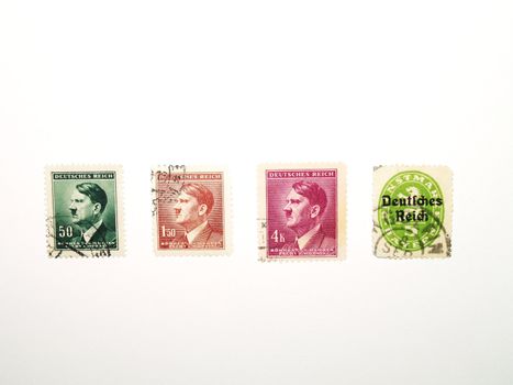 stamps from second worldwar with hitler
