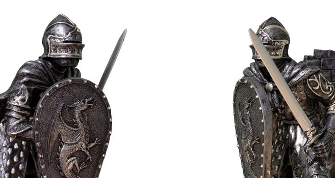 Medieval Knights - Various images depicting re-enactments of medieval period ways of life