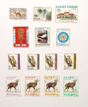 Ethiopian stamps