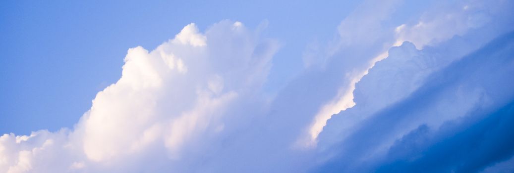 blue sky and clouds