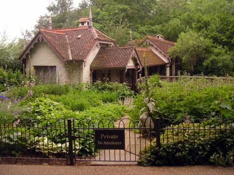 A lovely house inside Saint James Park, at London, UK.