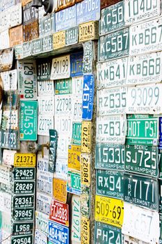 registration numbers, USA
