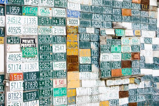 registration numbers, USA